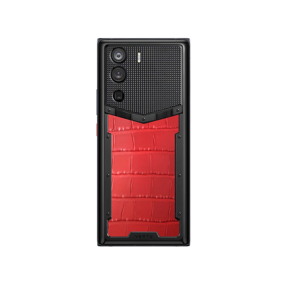 METAVERTU ALLIGATOR SKIN 5G WEB3 PHONE - FLAME RED 2