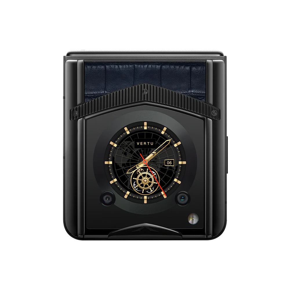 VERTU® IRONFLIP PRE-ORDER NAVY BLUE ALLIGATOR SKIN