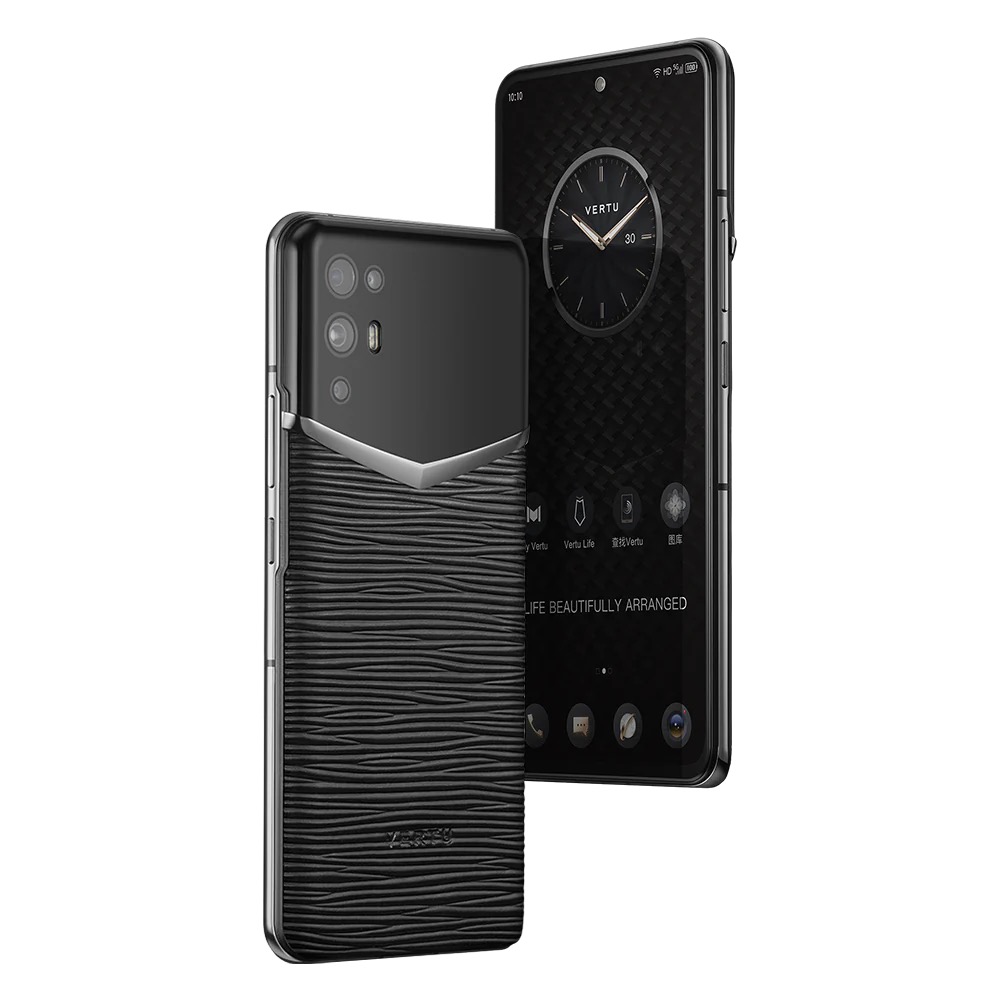 IVERTU PROCELLA CALFSKIN 5G PHONE - PERPETUAL NIGHT BLACK