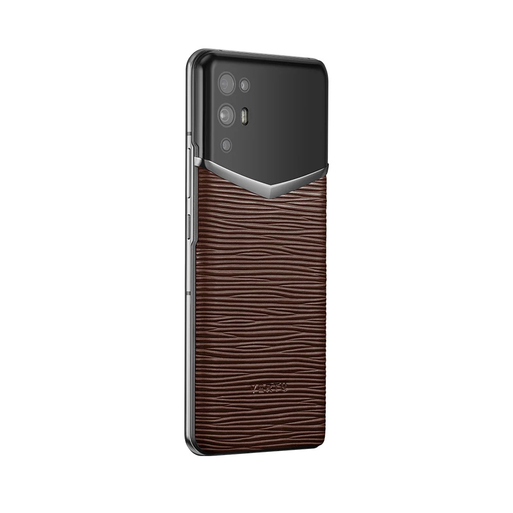 IVERTU PROCELLA CALFSKIN 5G PHONE - OAK BROWN