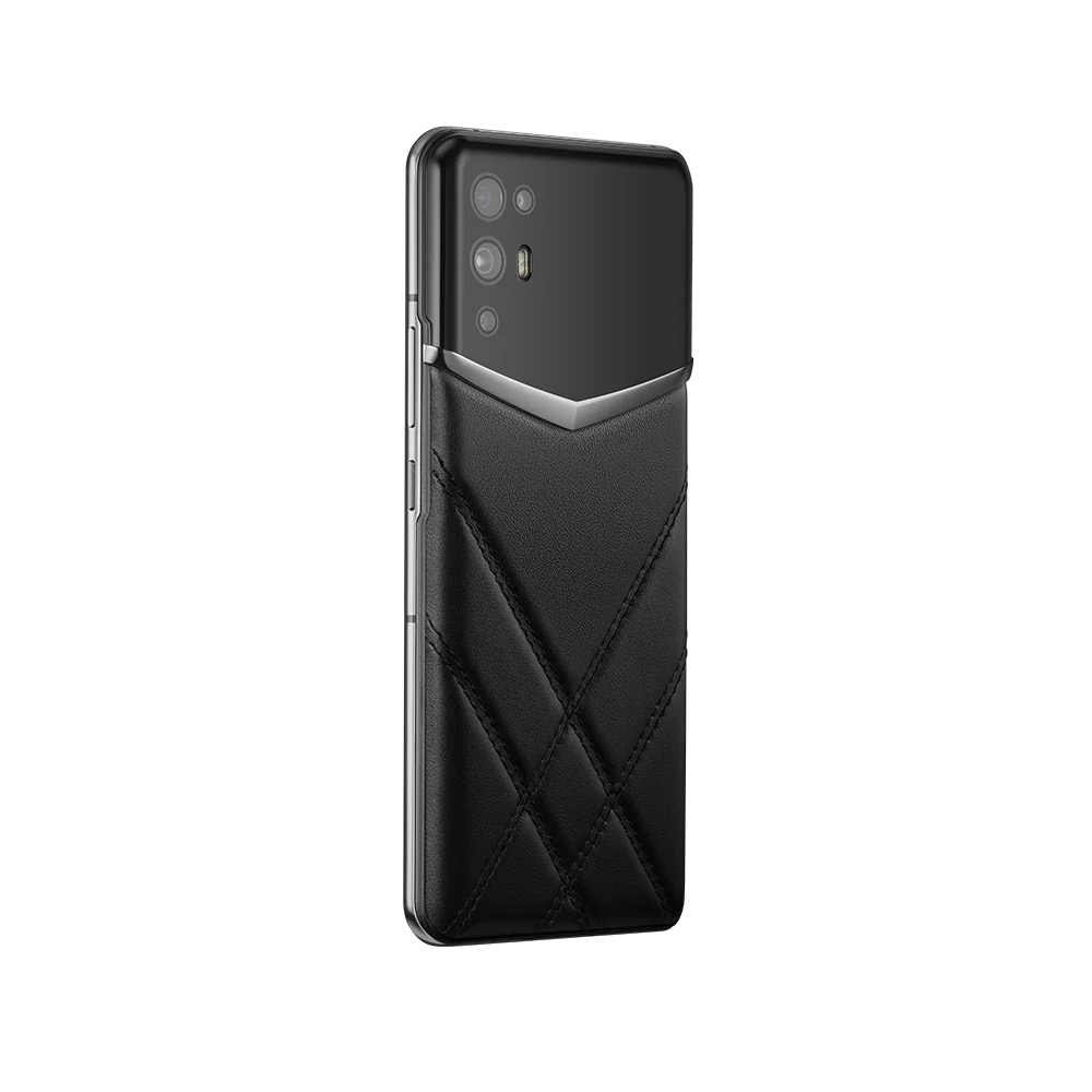 IVERTU X QUITING CALFSKIN 5G PHONE -BLACK