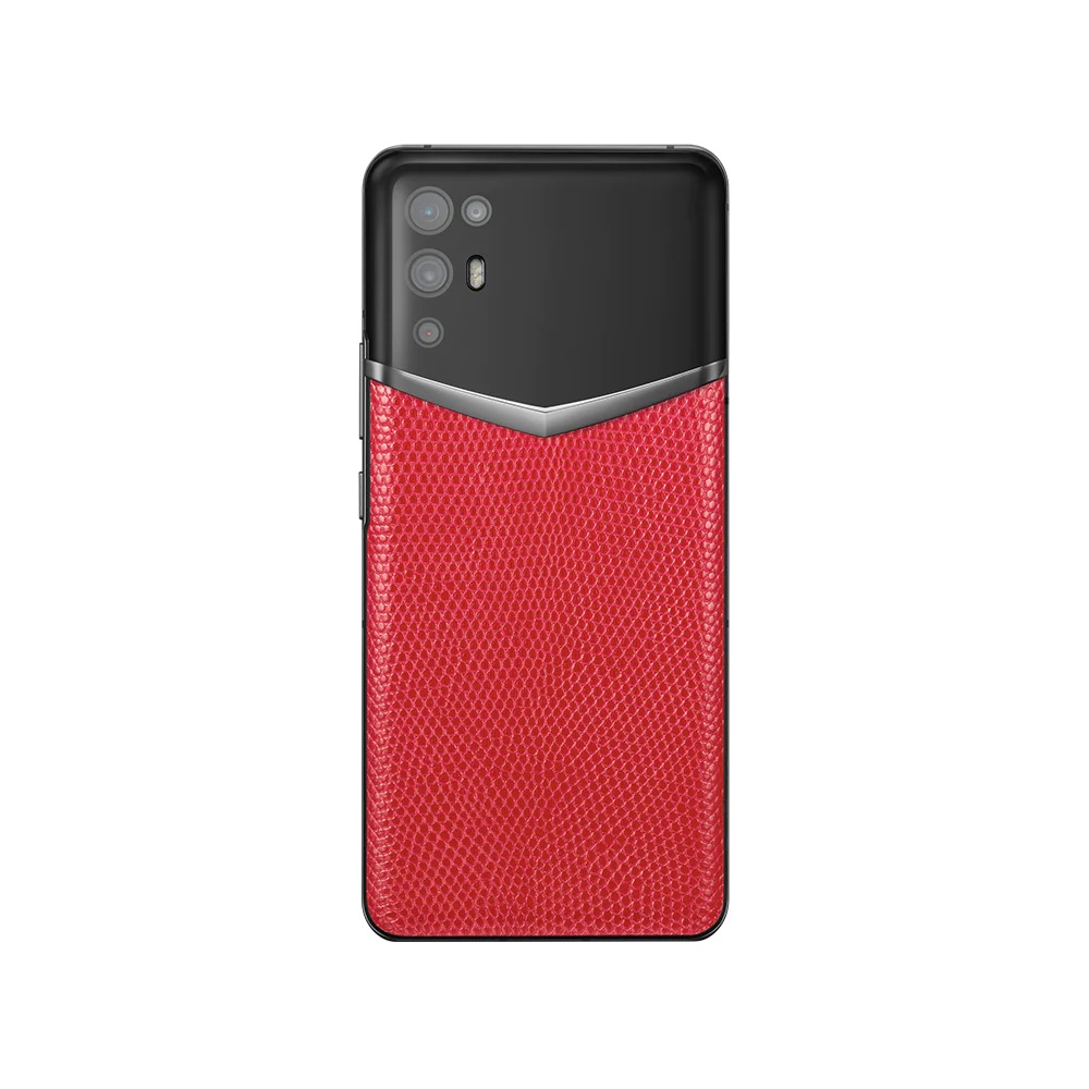 IVERTU LIZARD SKIN 5G PHONE - CHINESE RED