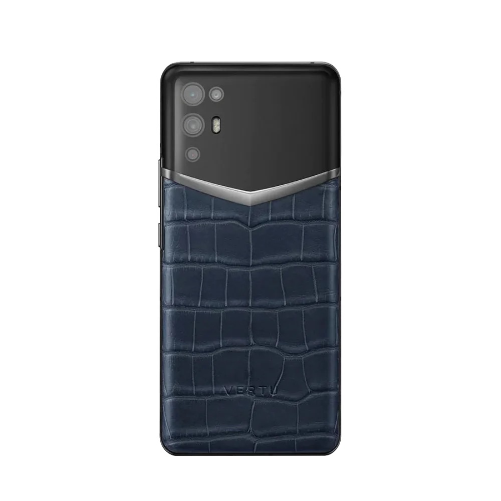 IVERTU ALLIGATOR SKIN 5G PHONE - NAVY BLUE