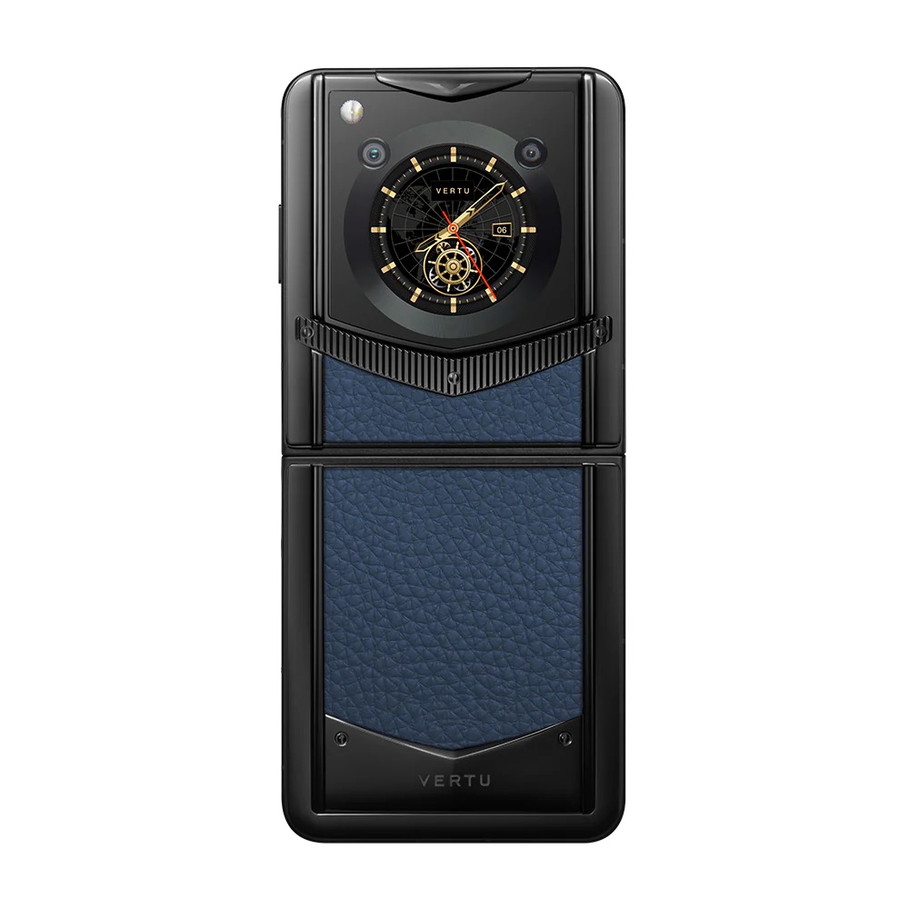 VERTU® IRONFLIP PRE-ORDER GENTLEMAN BLUE CALFSKIN