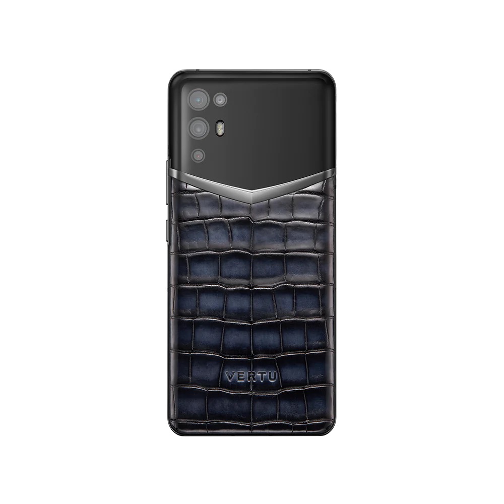 IVERTU ALLIGATOR SKIN 5G PHONE - CLASSIC PIN SOOT