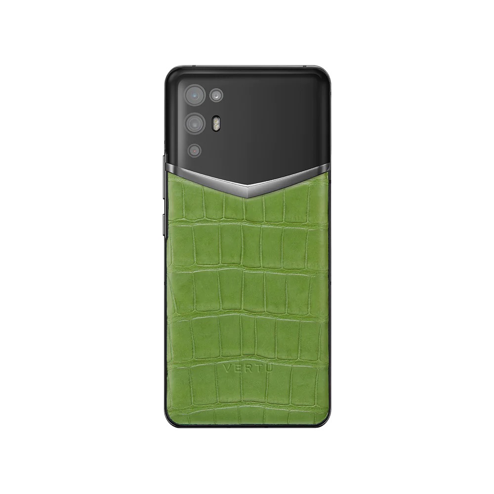 IVERTU ALLIGATOR SKIN 5G PHONE - BAMBOO GREEN