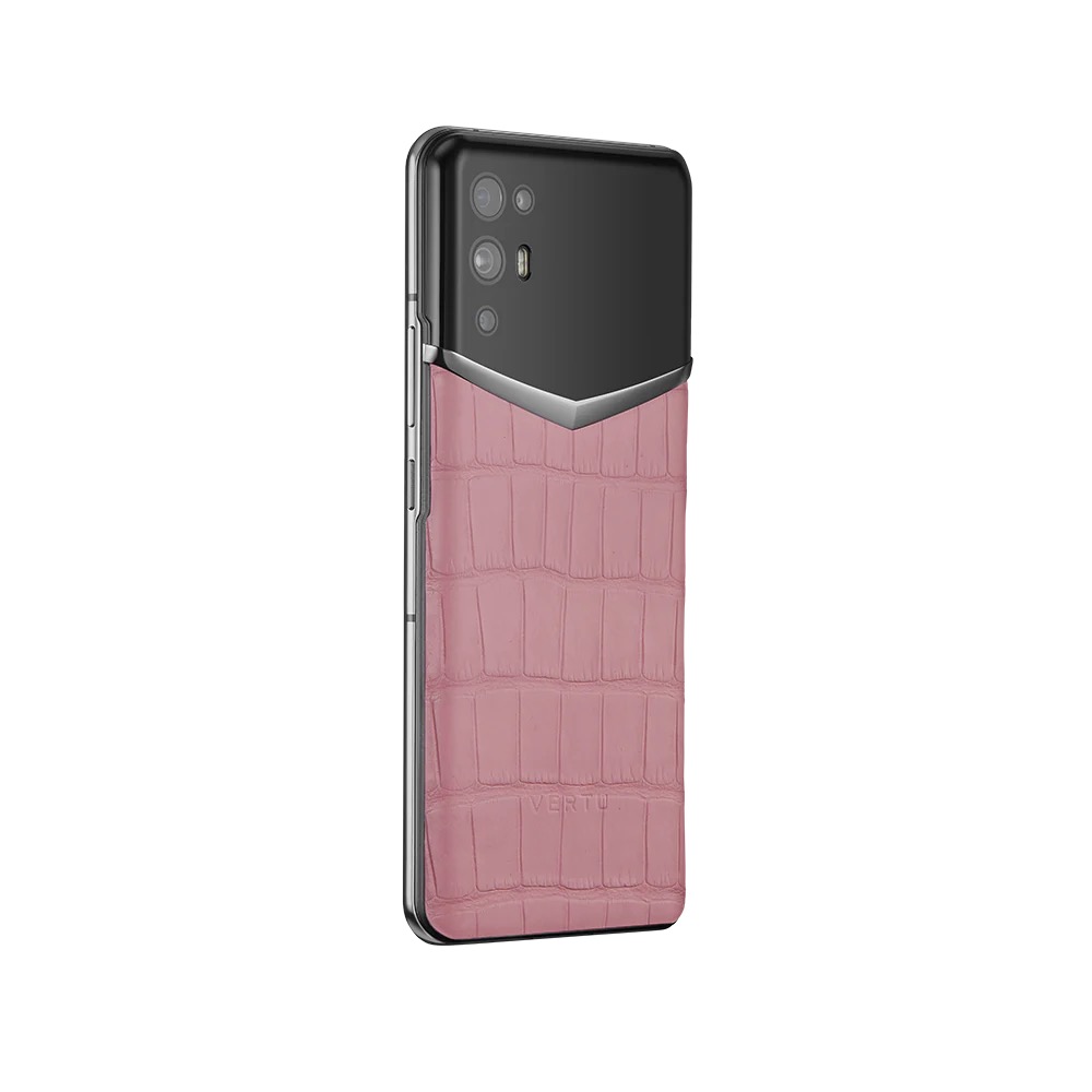 IVERTU ALLIGATOR SKIN 5G PHONE - SAKURA PINK2