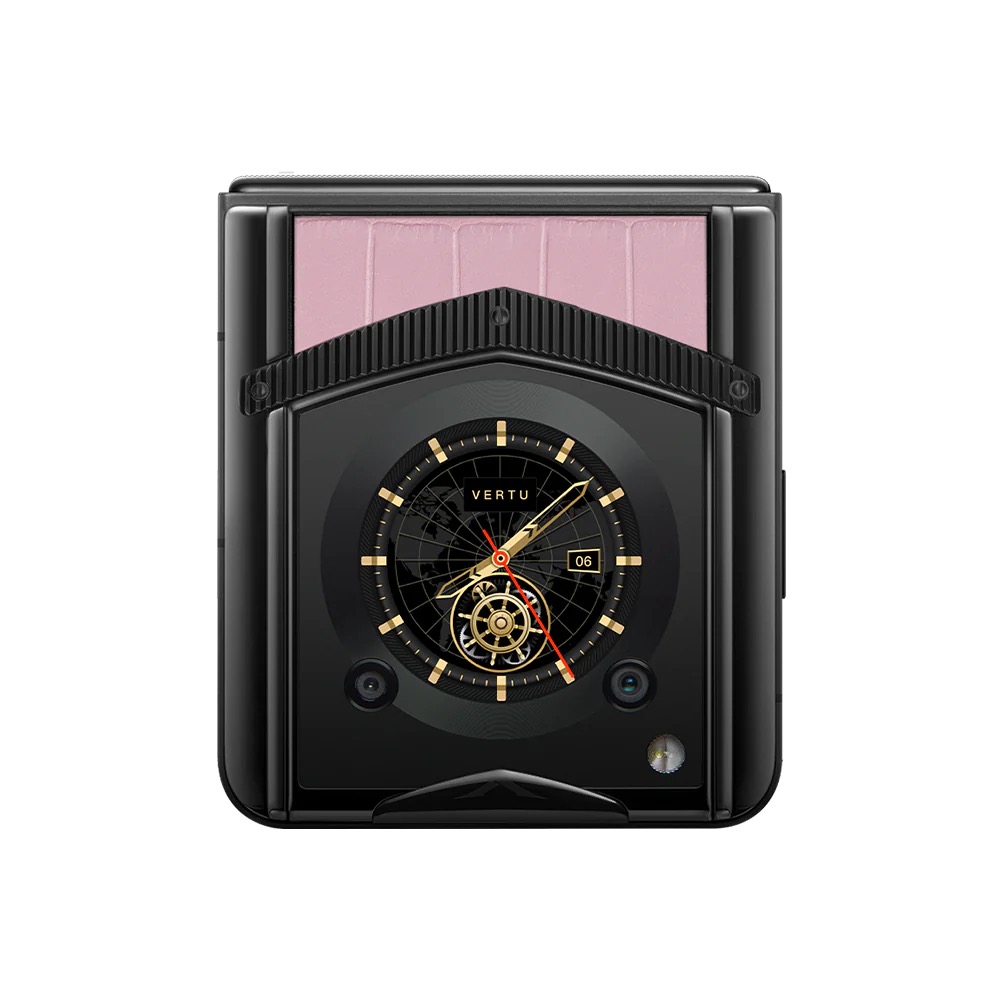 VERTU® IRONFLIP PRE-ORDER SAKURA PINK ALLIGATOR SKIN SALE PRICE