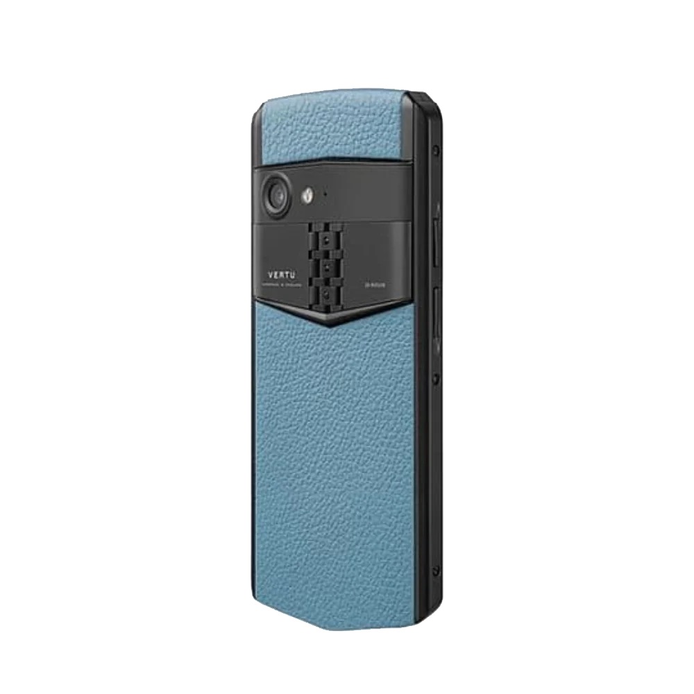 ASTER P GOTHIC CALFSKIN PHONE - BLUE