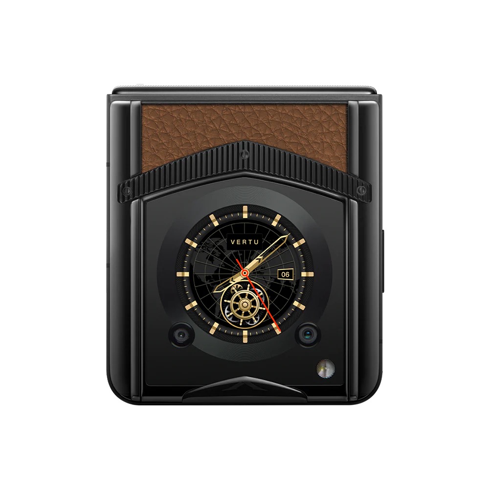 VERTU® IRONFLIP PRE-ORDER CARAMEL BROWN CALFSKIN