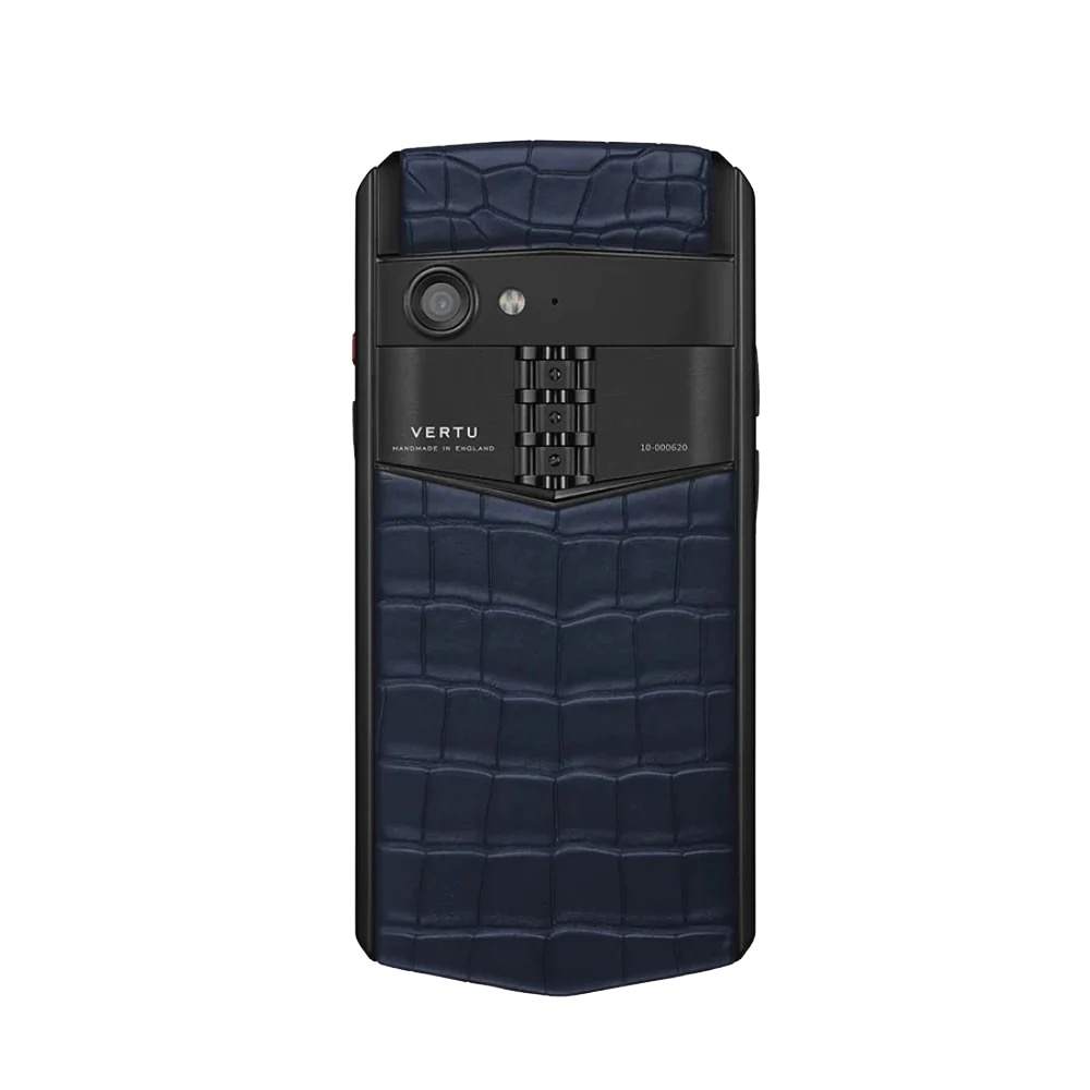 ASTER P GOTHIC ALLIGATOR SKIN PHONE - NAVY BLUE