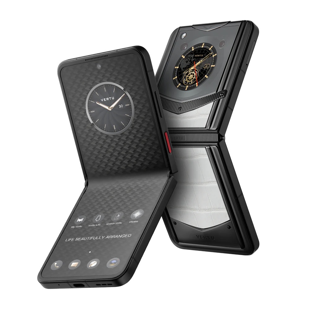 VERTU® IRONFLIP PRE-ORDER CREAMY WHITE ALLIGATOR SKIN