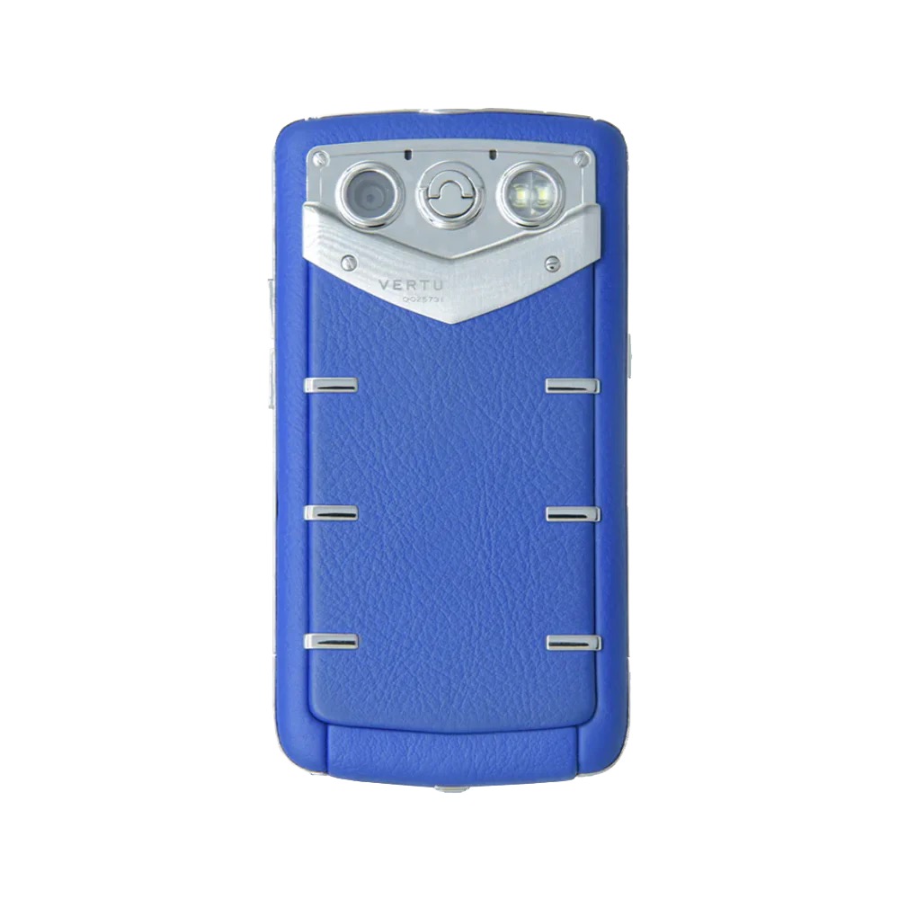 VERTU QUEST POLISH SS PEAT LTR RM-582V CN CLASSIC KEYPAD PHONE -BLUE