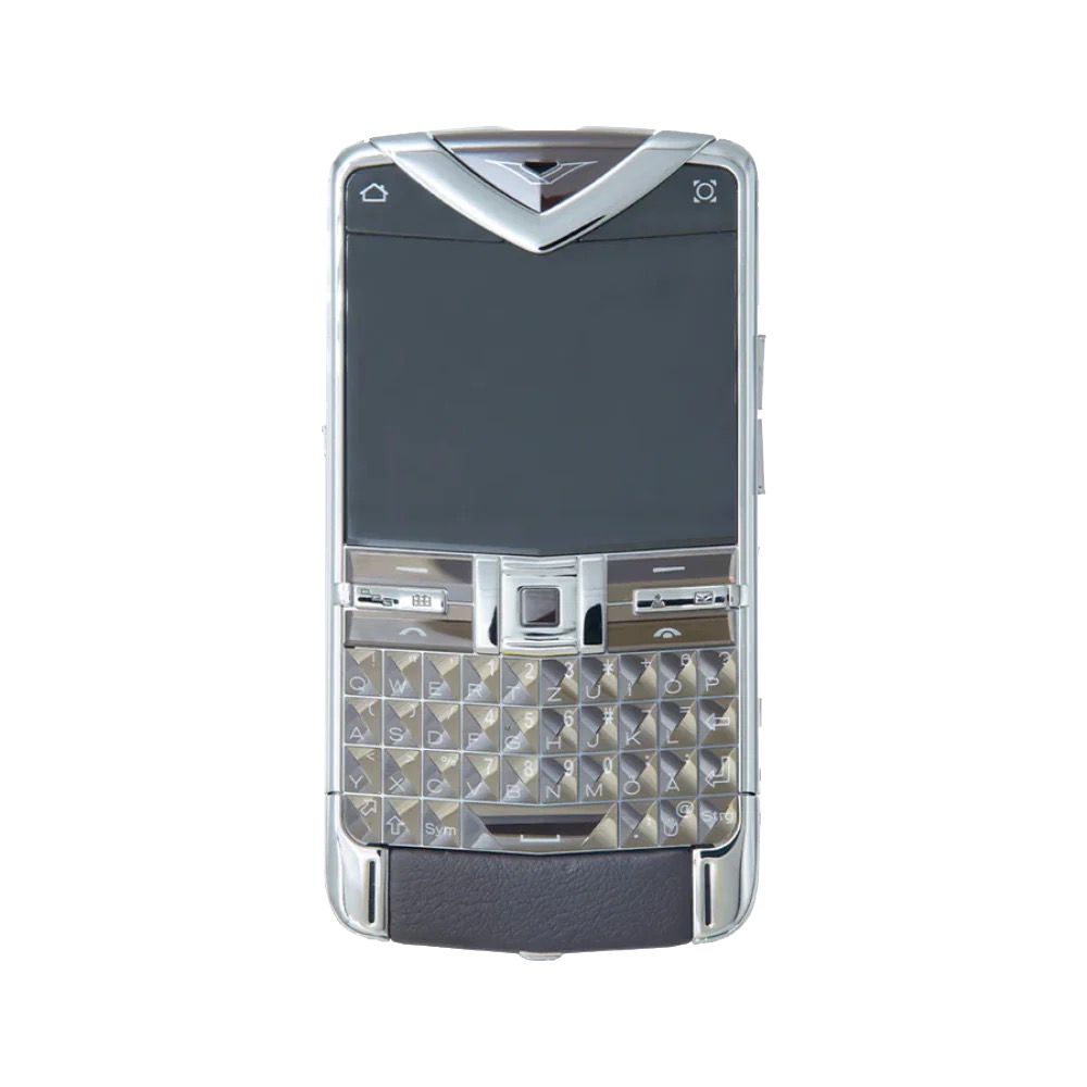 VERTU QUEST POLISH SS PEAT LTR RM-582V CN CLASSIC KEYPAD PHONE - GREY