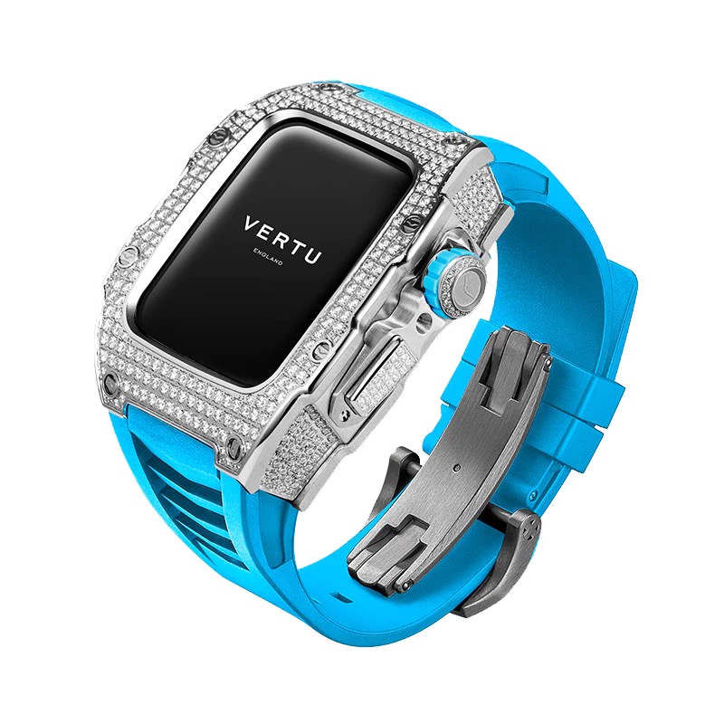 METAWATCH FULL DIAMOND SMARTWATCH - BLUE STRAP