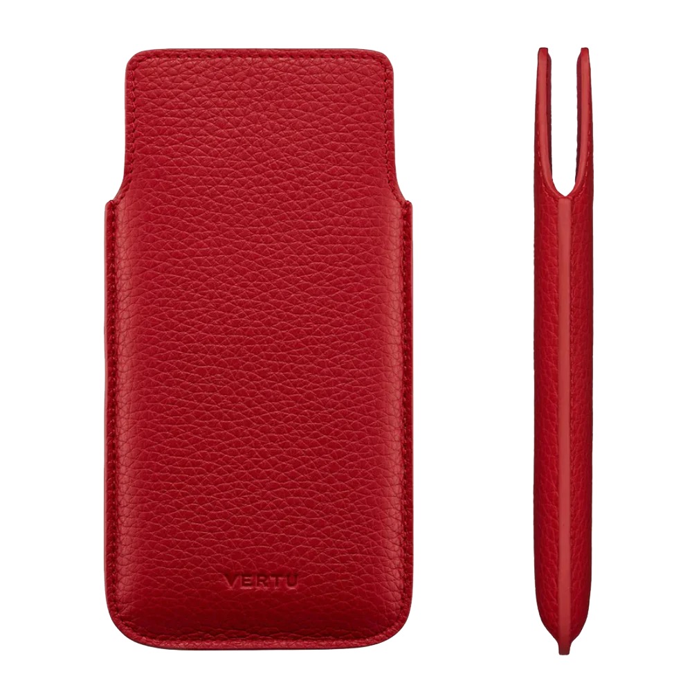 METAVERTU & IVERTU CALF LEATHER SLIP PHONE CASE - MULTICOLOR