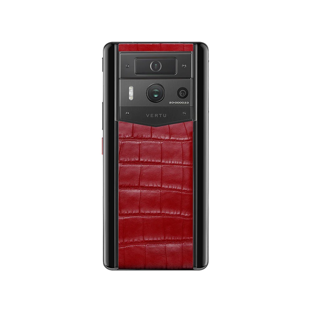 METAVERTU 2 ALLIGATOR SKIN WEB3 AI PHONE - FLAME RED