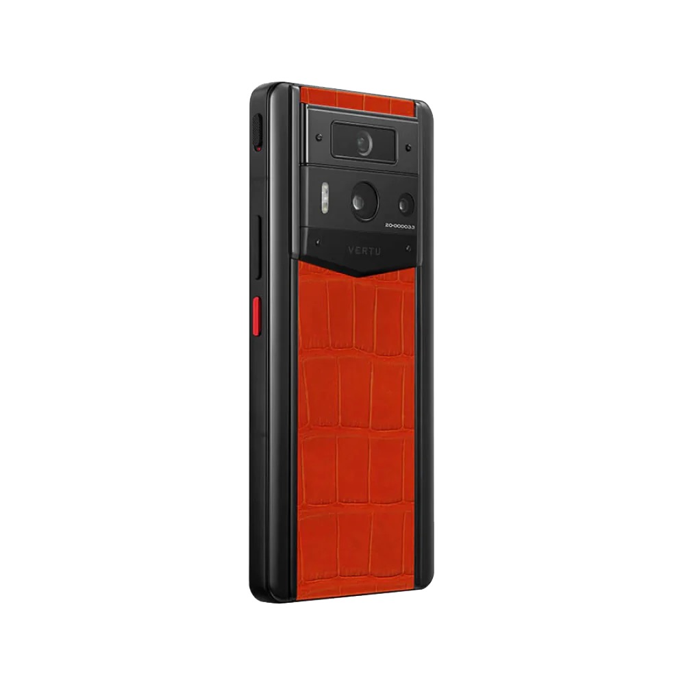 METAVERTU 2 ALLIGATOR SKIN WEB3 AI PHONE - PHOENIX ORANGE SALE PRICE