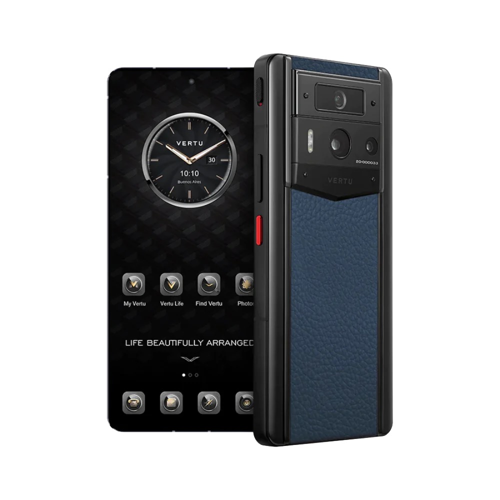 METAVERTU 2 CALFSKIN WEB3 AI PHONE - BLUE