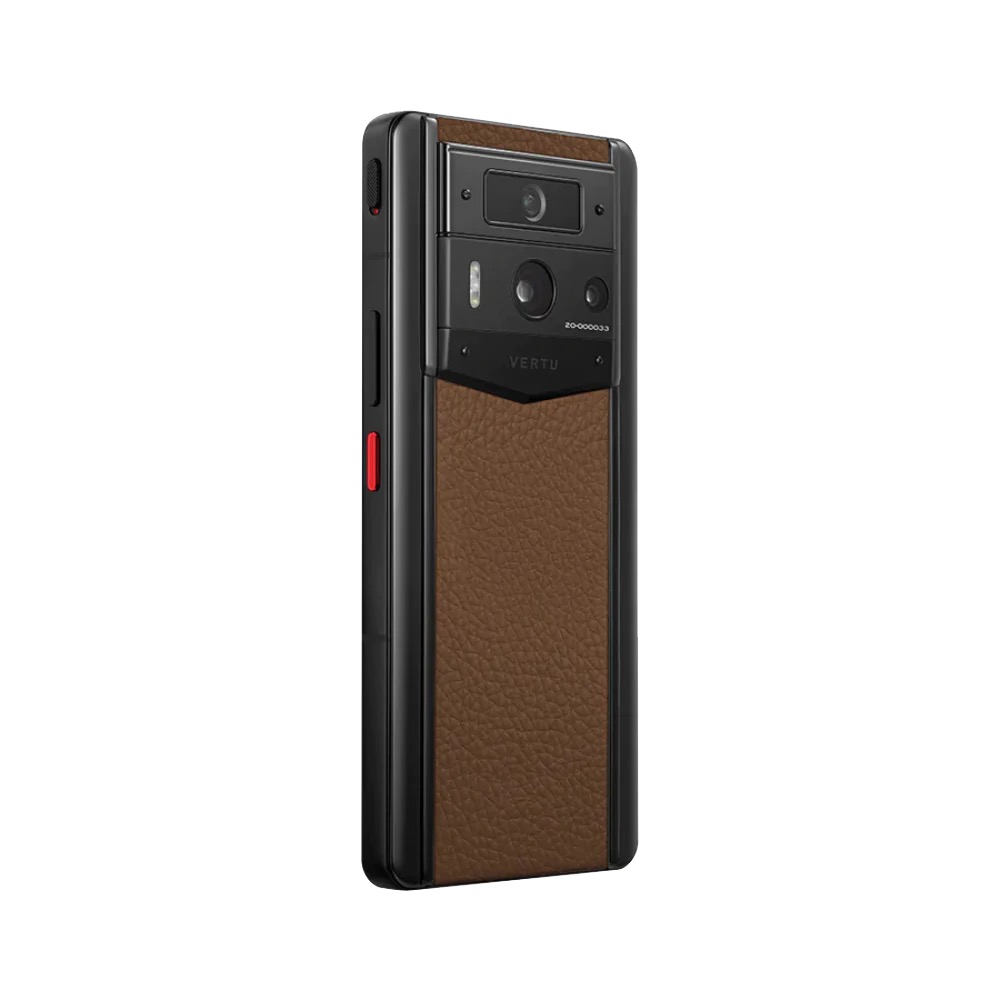 METAVERTU 2 CALFSKIN WEB3 AI PHONE - BROWN