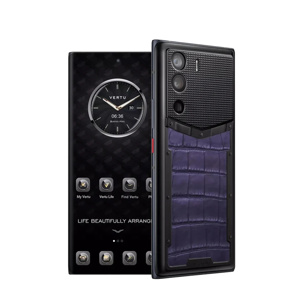 METAVERTU ALLIGATOR SKIN 5G WEB3 PHONE - GRAPE PURPLE